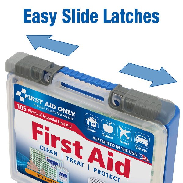 First Aid Only 105 Piece On-The-Go First Aid Kit - Image 2